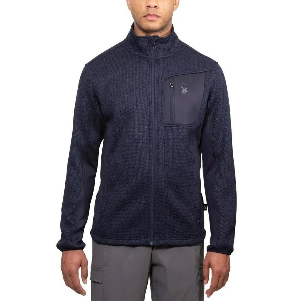 NEW Spyder Men's S Blue Full-Zip Jacket  Lightweight G1648